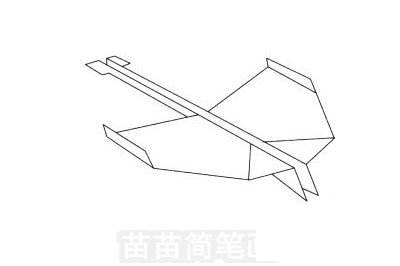 [纸飞机简笔画简单漂亮]纸飞机的简笔画图片大全