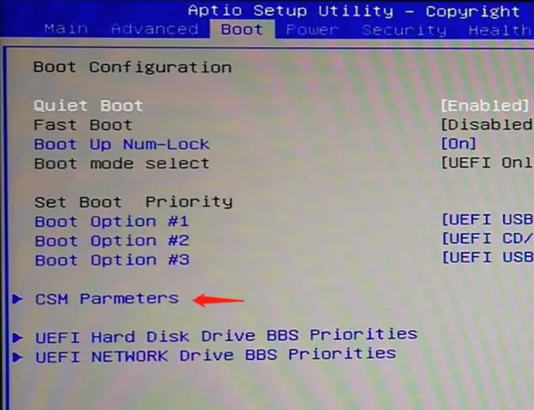 [launchcsm]launch csm disabled