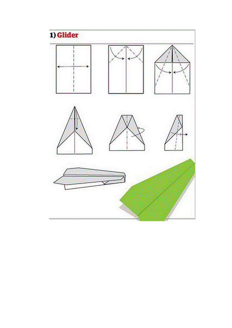 [10种经典纸飞机的折法]10种经典纸飞机的折法图解