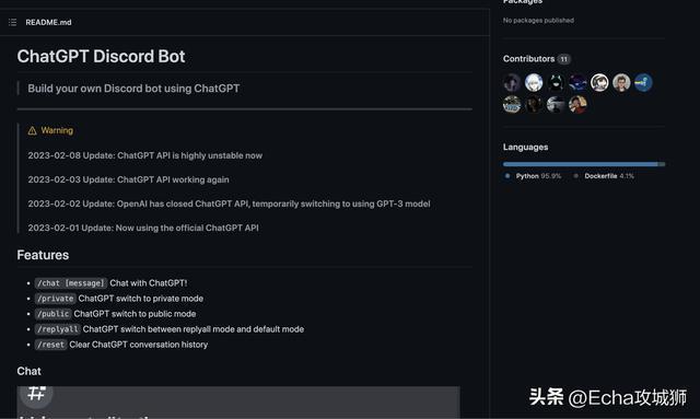 关于chatgptgithub的信息