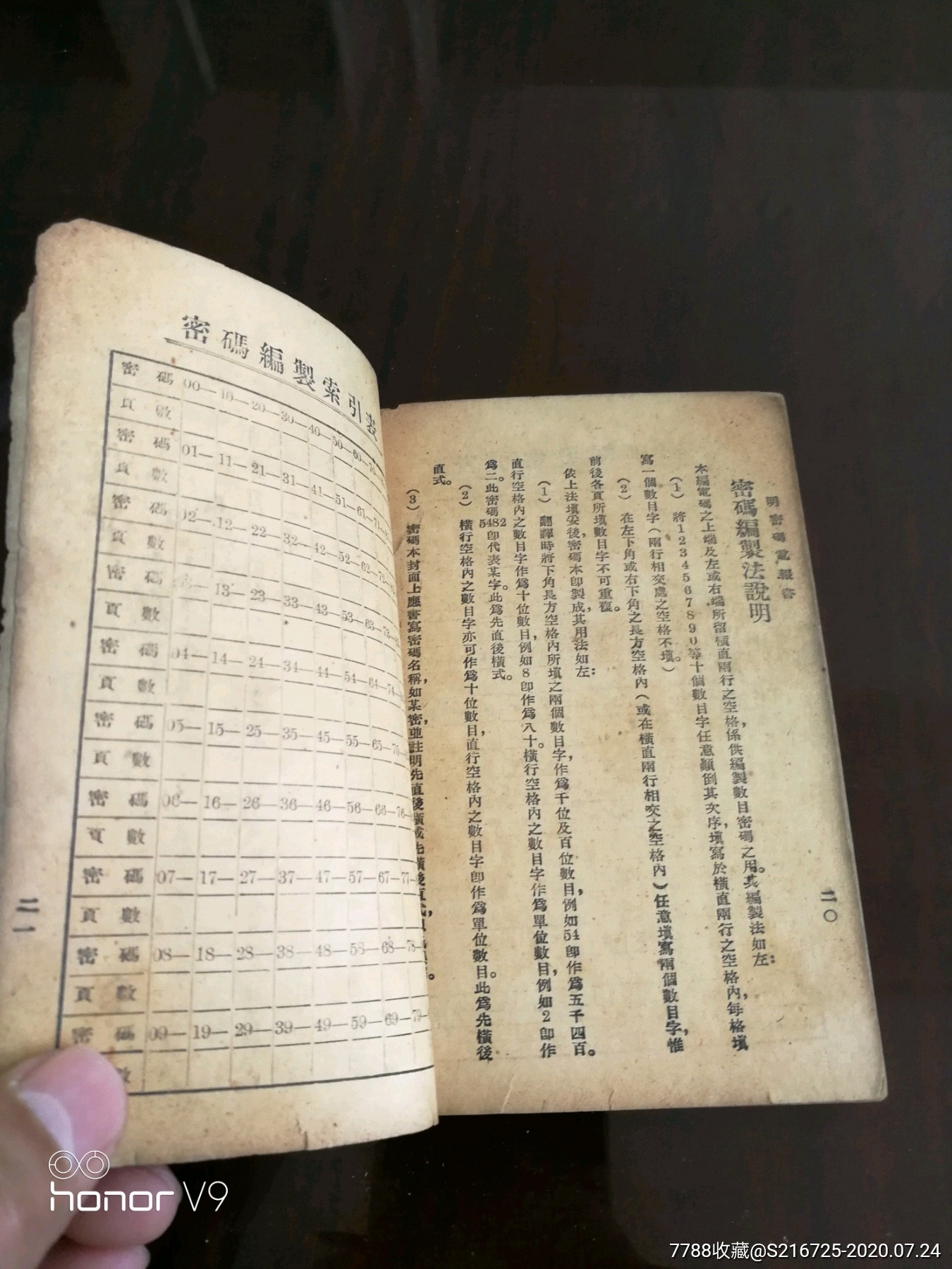 电报数字表-电报数字对照表