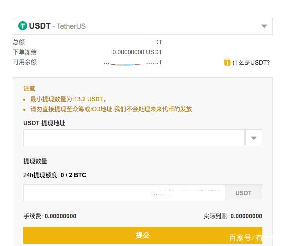 关于usdt(erc20)收款地址的信息