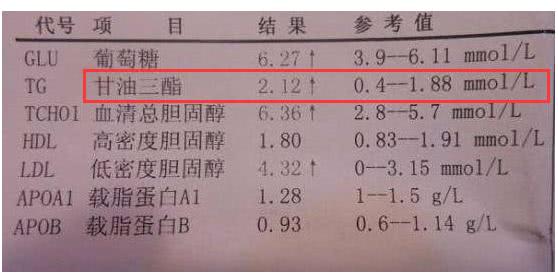 关于TG医学上是什么意思正常值的信息