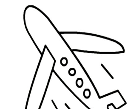 飞机简笔画-飞机简笔画大全