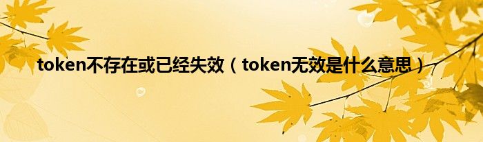 token是什么意思-Token是什么意思啊