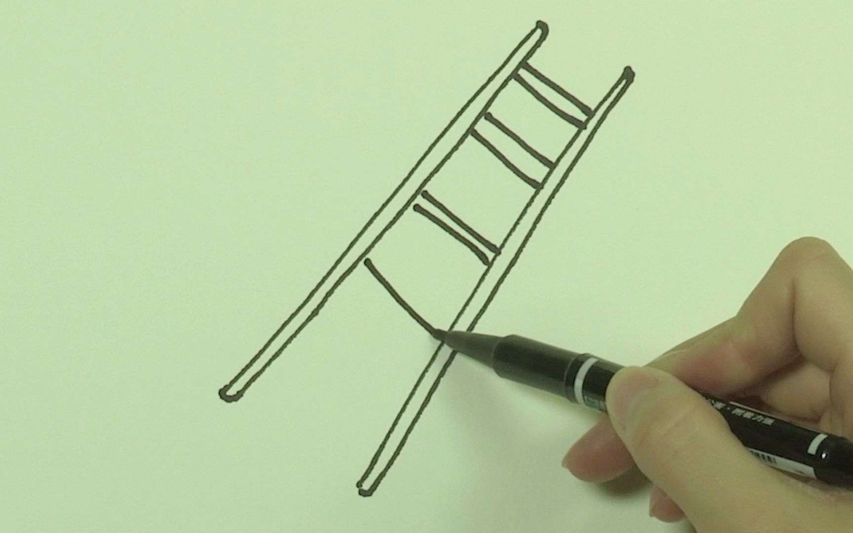 车间梯子怎么画简笔画，梯子加工厂平面布置设计