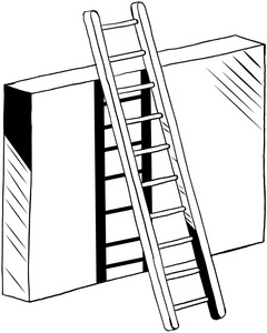 梯子图片卡通简笔画，梯子图片卡通简笔画大全