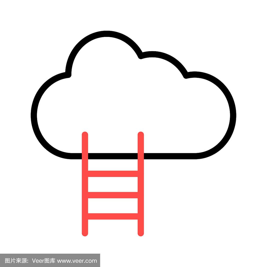 画梯子的简笔画，画梯子的简笔画怎么画