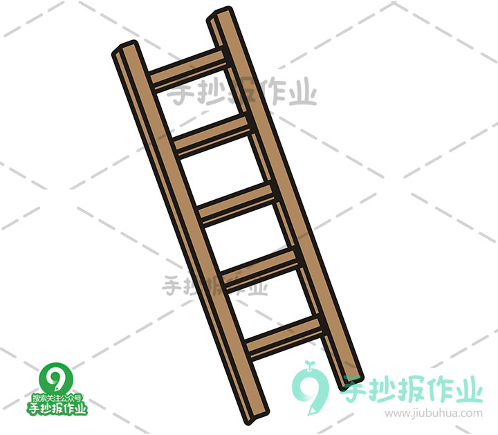 图片上画梯子怎么画，图片上画梯子怎么画视频