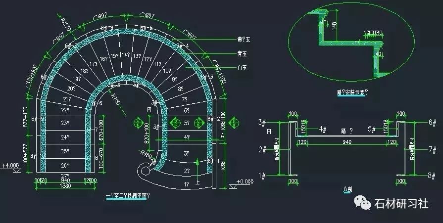 梯子cad平面图，梯子用cad怎么画