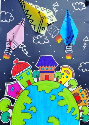 在纸飞机上画画比赛作品，在纸飞机上画画比赛作品高颜值
