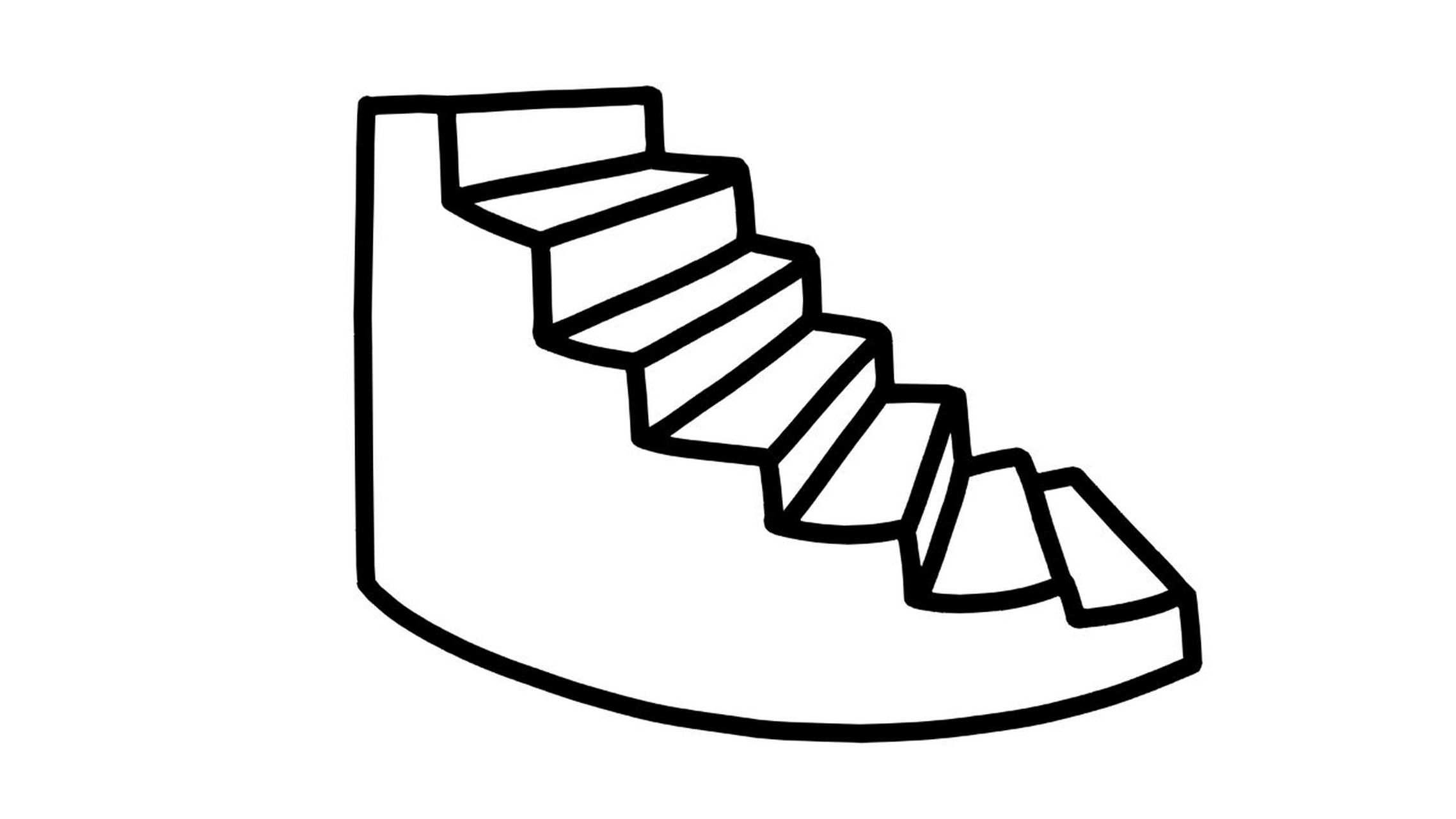 简笔画梯子，简笔画 梯子