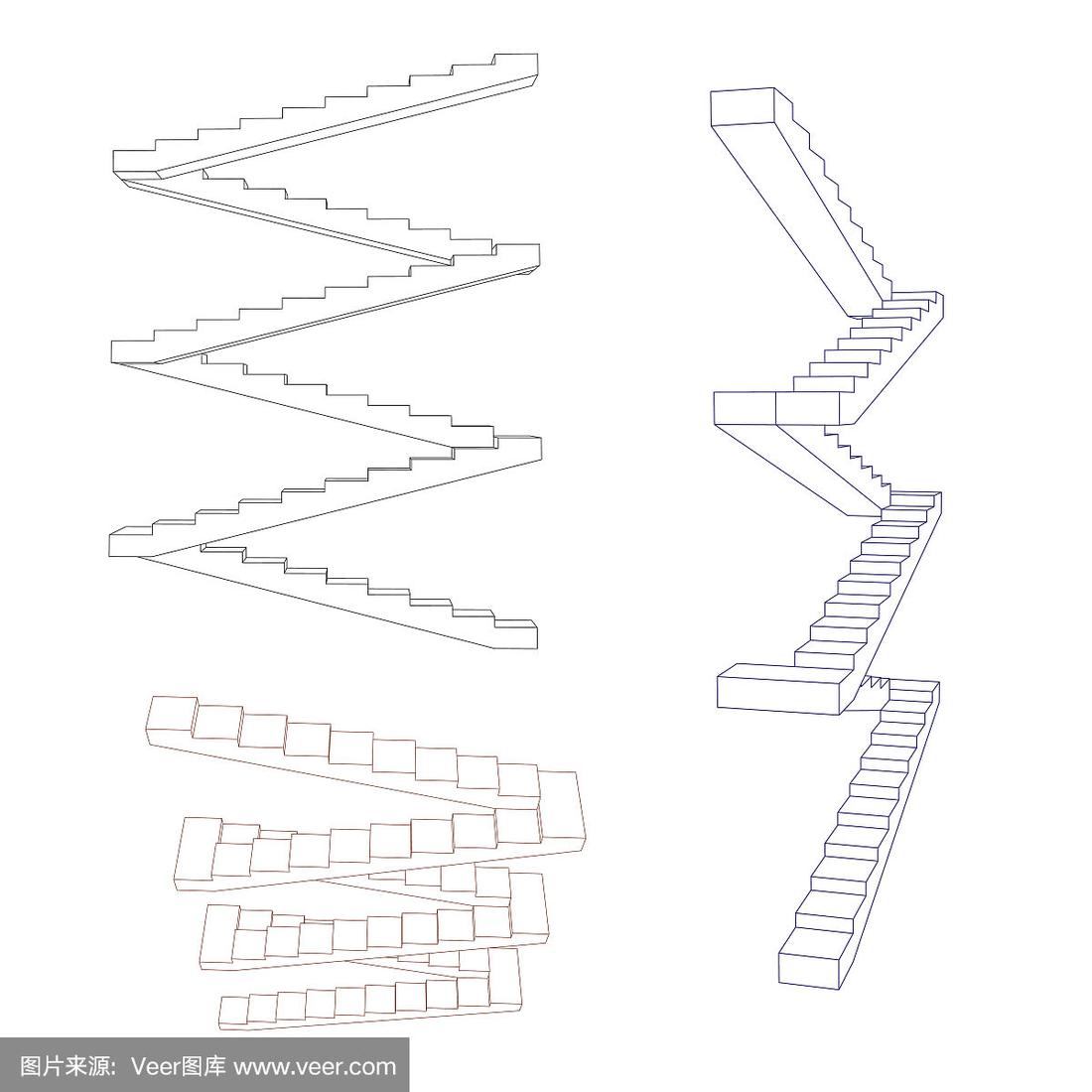 简笔画梯子的画法图片，简笔画梯子的画法图片视频