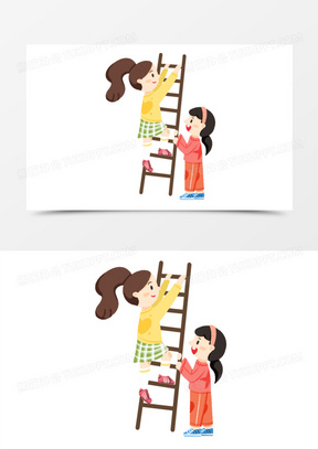 爬梯子卡通图片，爬梯子卡通图片大全