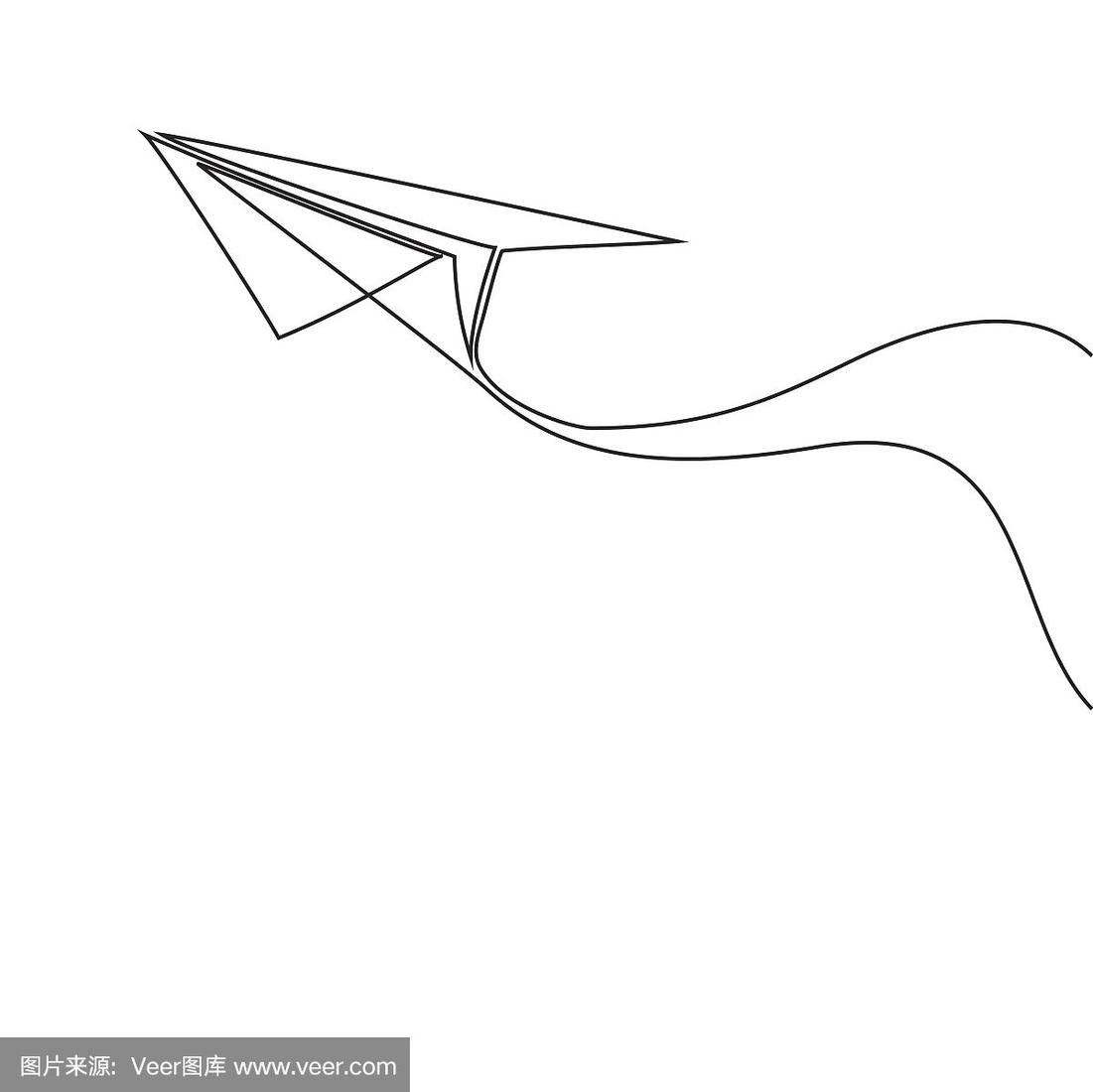纸飞机简笔画大全，纸飞机简笔画 儿童画