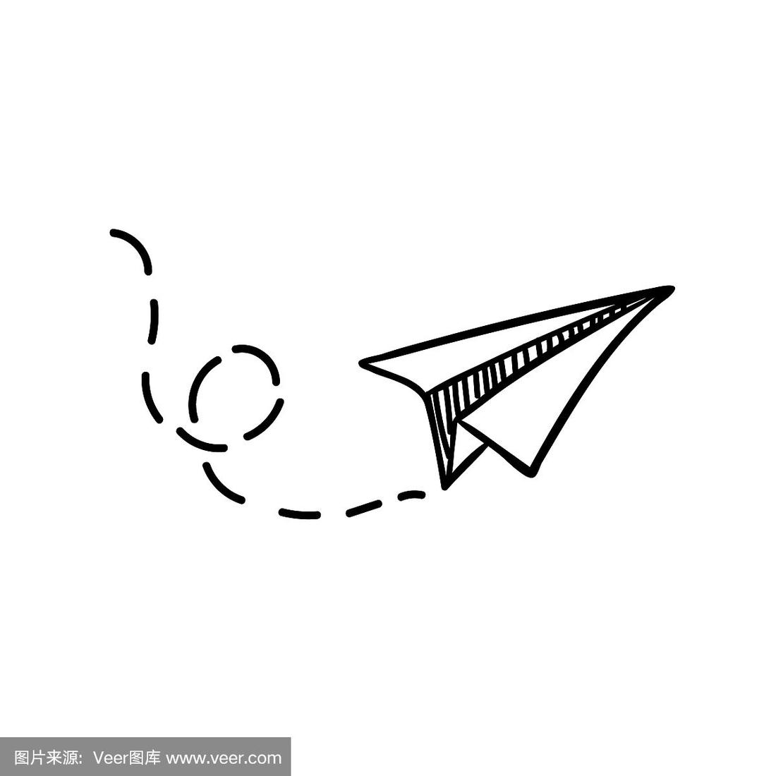 纸飞机简笔画简单又漂亮，纸飞机简笔画简单又漂亮图片
